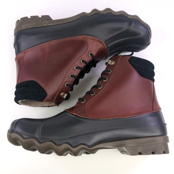 Sperry Top Sider Avenue Waterproof Duck Boots Men Brown STS10548 - Picture 3 of 10